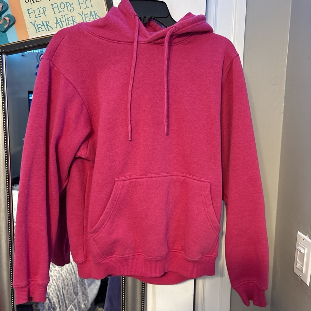 PrettyLittleThing Pink Hoodie Sweatshirt